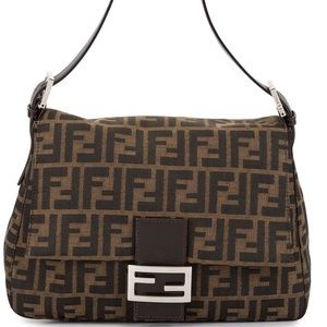 💯Authentic Fendi Mamma Baguette Zucca bag